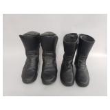 Two pairs of Bilt motorcycle boots