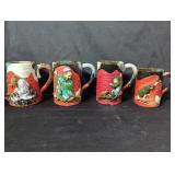Group of Japanese Sumida Gawa mugs
