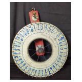 Vintage carnival wheel