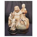 Vintage Chinese porcelain figurine depicting a