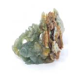 Carved jade sculpture