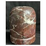 Marble rounded bookends