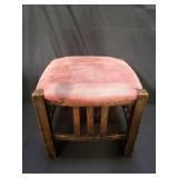 Vintage ottoman by Barber bros Chair co.