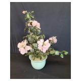 Asian glass floral decoration