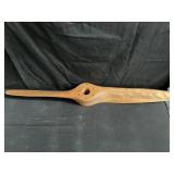 Vintage wood airplane propeller