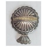 Vintage V. Hicks Navajo hand made sterling silver