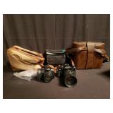 Group of Cameras and lenses