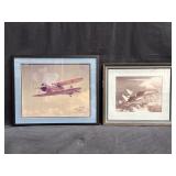 2 framed photo prints on high gloss paper of