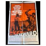 Original 1965 "The Reward" movie poster