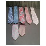 Group of vintage designer ties