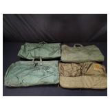 Group of vintage military bags