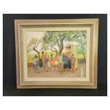 Luigi Pelerino 1958 oil board