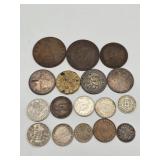 Foreign silver coins and other foreign currency