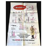 VTG 1975 "The Return of the Pink Panther" poster