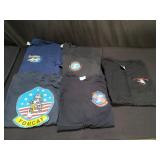 Group of vintage military T shirts