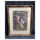 Signed C.A.Channer watercolor on paper