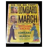 Vintage 1937 "Nothing Sacred" movie poster