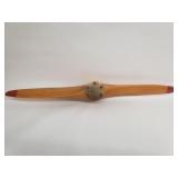 Vintage wood airplane propeller