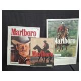 Group of vintage Marlboro signs