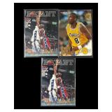 Lot of Kobe Bryant rookie cards