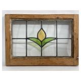 Vintage leaded glass window