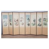 Vintage Chinese silk, embroidery and paper