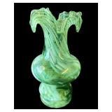 Vintage hand blown art glass vase