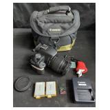 Canon EOS Rebel T1i digital SLR camera with camera