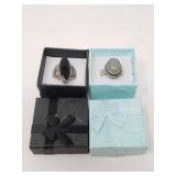 Sterling silver rings