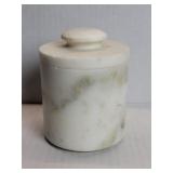 William Sonama style Alabaster butter keeper