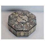 Vintage Korean lacquer and mother of pearl i