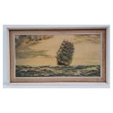 Montague Dawson "into the golden west" print