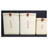 Vintage Art Deco canister set