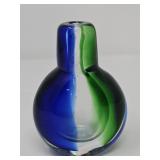 Murano Sommerso art glass vase, unmarked