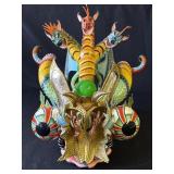 Large papier-mï¿½chï¿½ carnival mask