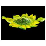 Vintage Murano-style art glass bowl