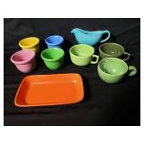 Vintage pottery including Coors & Stangl