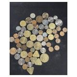 Group of European coins & vintage Pennieï¿½s