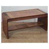 Deco walnut coffee table