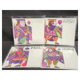 Vintage 1968 Beatles birth certificate books "