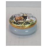 English enameled pillbox