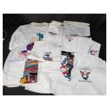 Group of vintage car shirts