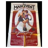Original 1979 "The Main Event" movie poster