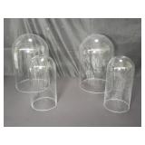 Set of glass domes