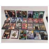 Group of DVDs