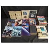 Group of vintage books and military documents a