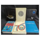 Group of vintage military cruise/log books