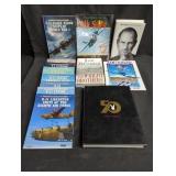 Collection of aviation books