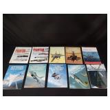 Collection of combat aviation books