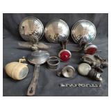 Group of vintage car parts